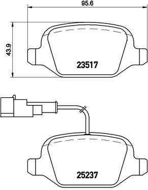 Brembo Remblokset P 23 131