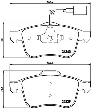 Brembo Remblokset P 23 132X