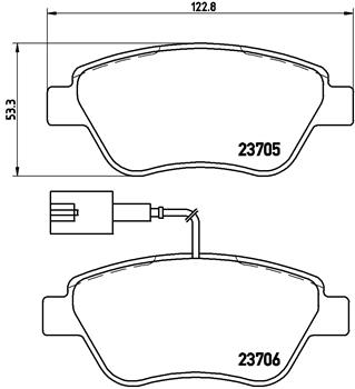 Brembo Remblokset P 23 141X