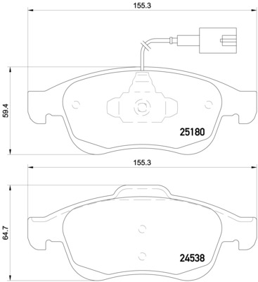 Brembo Remblokset P 23 148