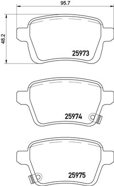 Brembo Remblokset P 23 156