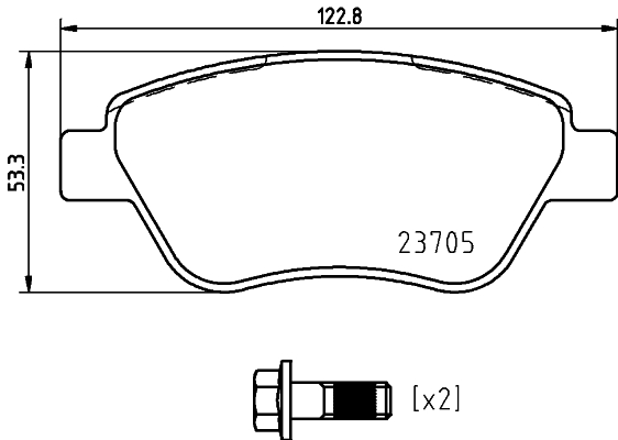 Brembo Remblokset P 23 169