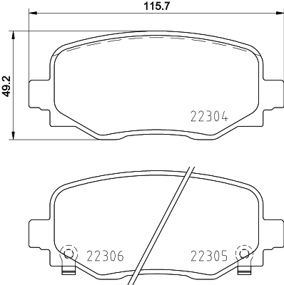 Brembo Remblokset P 23 177