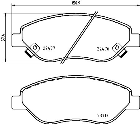 Brembo Remblokset P 23 178