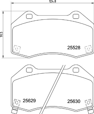 Remblokset Brembo P 23 182