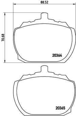 Brembo Remblokset P 24 004