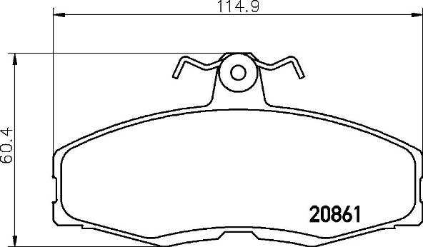 Brembo Remblokset P 24 013