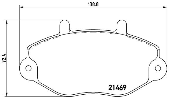 Brembo Remblokset P 24 033