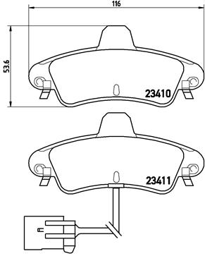 Brembo Remblokset P 24 038