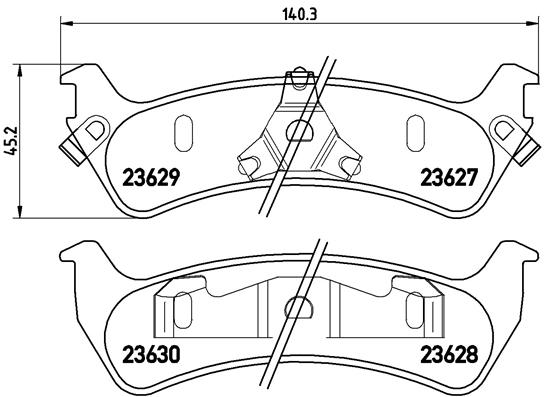 Brembo Remblokset P 24 042