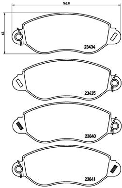 Brembo Remblokset P 24 053