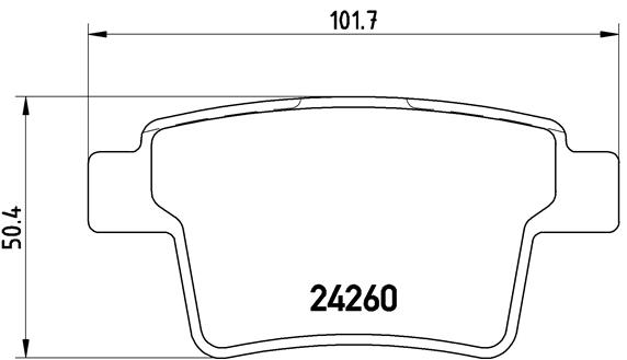 Brembo Remblokset P 24 063