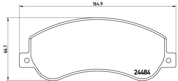 Brembo Remblokset P 24 064