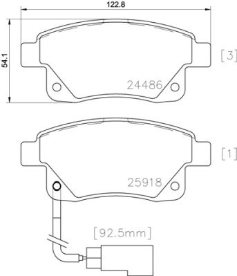 Brembo Remblokset P 24 066