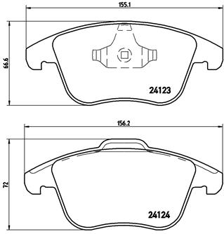 Brembo Remblokset P 24 076X