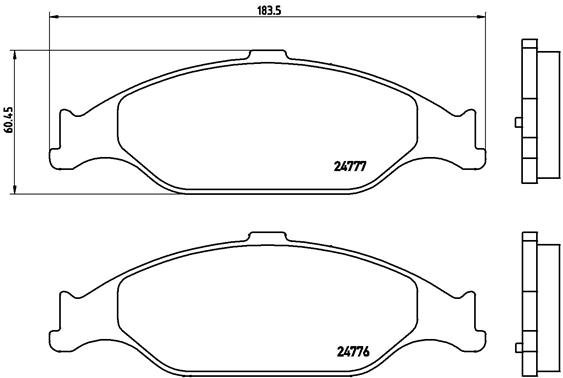 Brembo Remblokset P 24 082