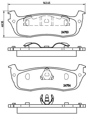 Brembo Remblokset P 24 083