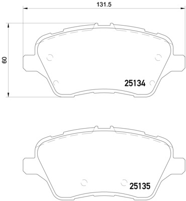 Remblokset Brembo P 24 151X