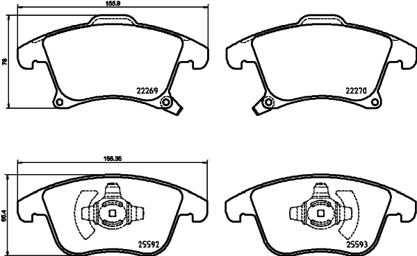 Brembo Remblokset P 24 173