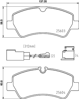 Brembo Remblokset P 24 187