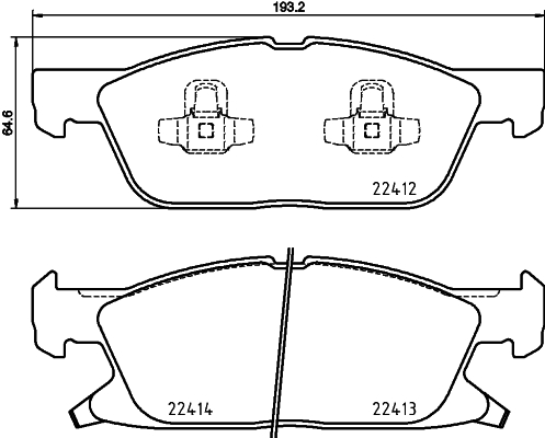 Remblokset Brembo P 24 188