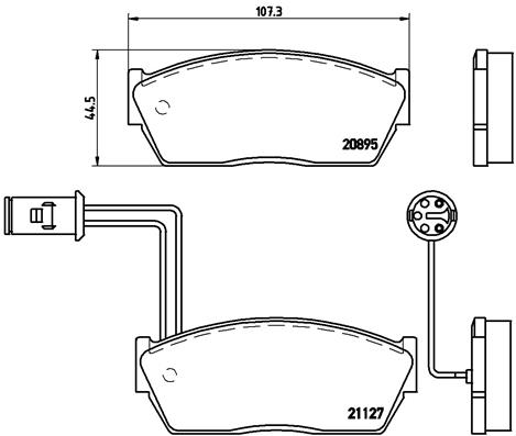 Brembo Remblokset P 28 009