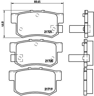 Brembo Remblokset P 28 022