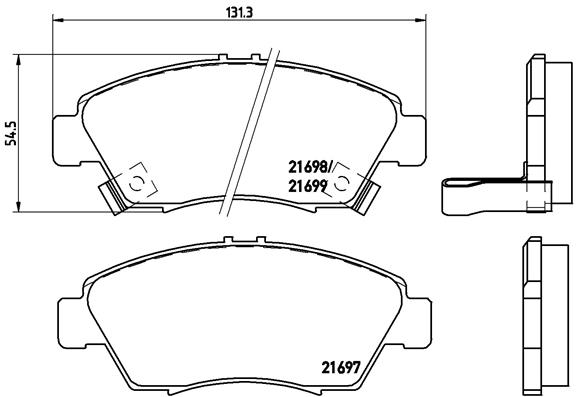 Brembo Remblokset P 28 024