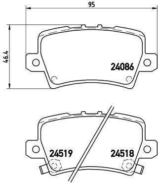 Brembo Remblokset P 28 038