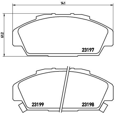 Brembo Remblokset P 28 041