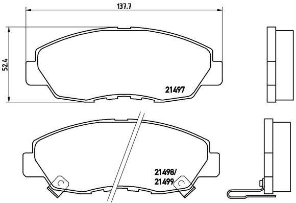 Brembo Remblokset P 28 042