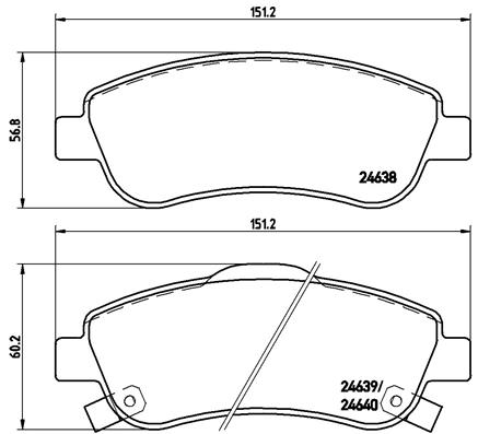 Brembo Remblokset P 28 045