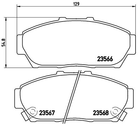 Brembo Remblokset P 28 048