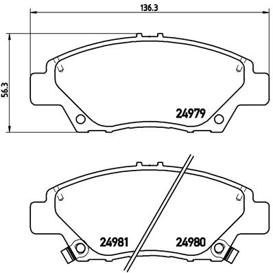 Brembo Remblokset P 28 050