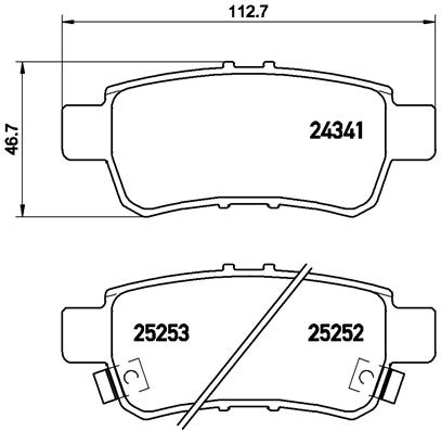 Brembo Remblokset P 28 062