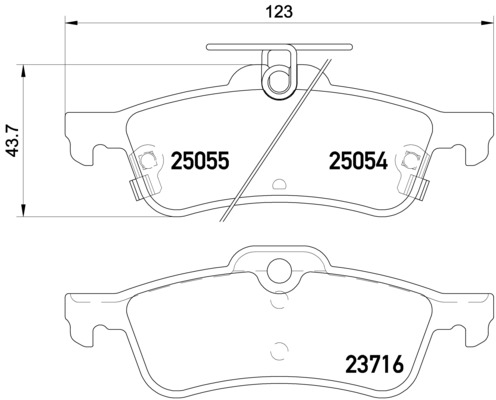 Brembo Remblokset P 28 070