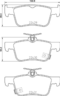 Brembo Remblokset P 28 089