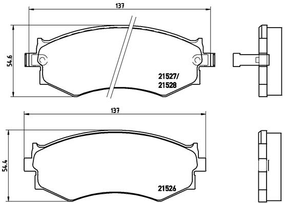 Brembo Remblokset P 30 002