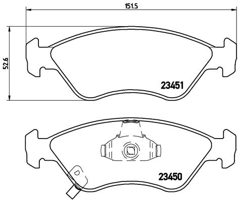 Brembo Remblokset P 30 007