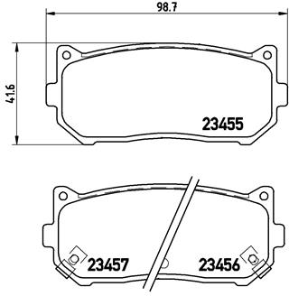 Brembo Remblokset P 30 008