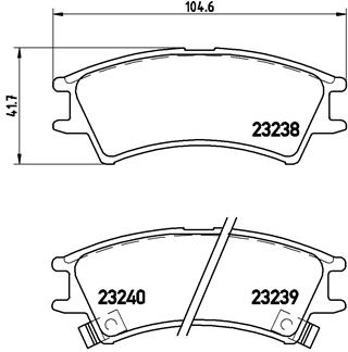 Brembo Remblokset P 30 011