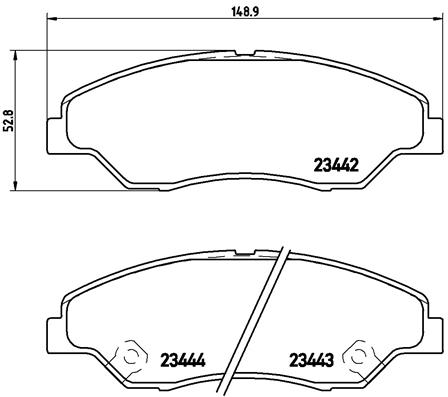 Brembo Remblokset P 30 015