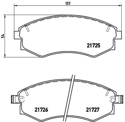 Brembo Remblokset P 30 022