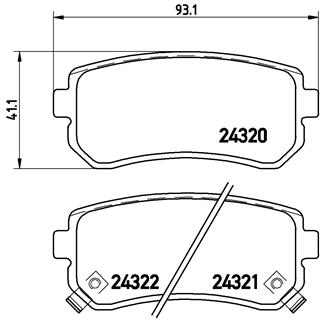 Remblokset Brembo P 30 025