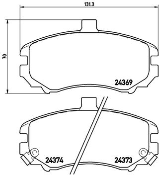 Brembo Remblokset P 30 029