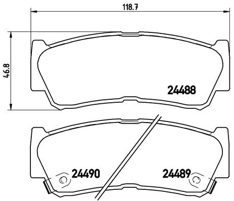 Remblokset Brembo P 30 037