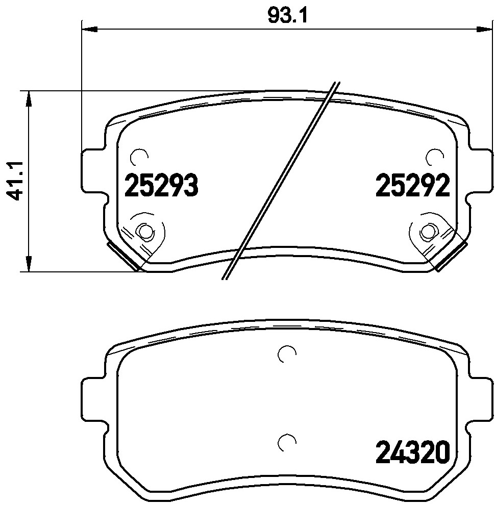 Remblokset Brembo P 30 051X