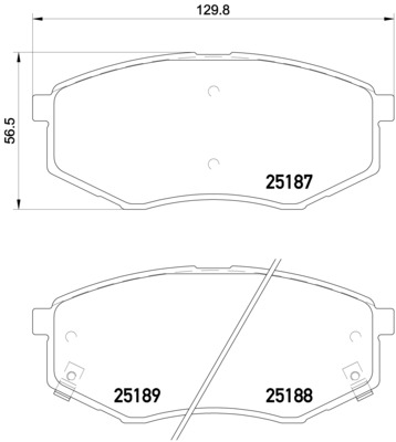 Brembo Remblokset P 30 055