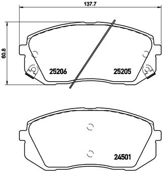 Brembo Remblokset P 30 056X