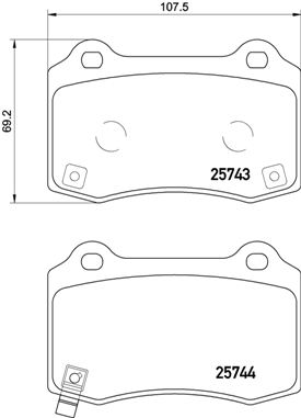 Brembo Remblokset P 30 074